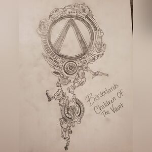 Borderlands Children of the Vault drawing